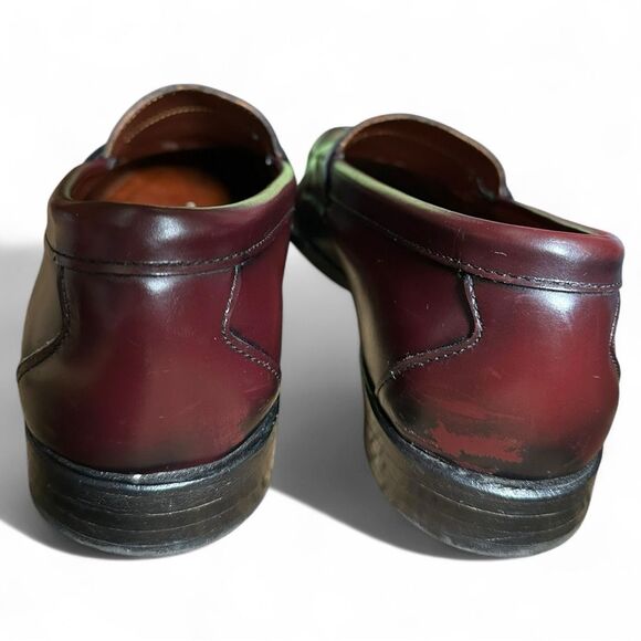 Allen Edmonds Walden Oxblood Leather Penny Loafers 10.5 Ivy Prep